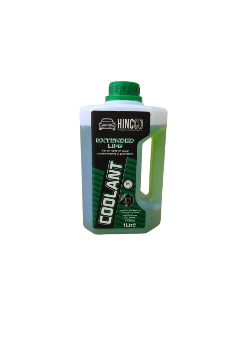 Hincco Radiator Coolant – Green - 1 Lit