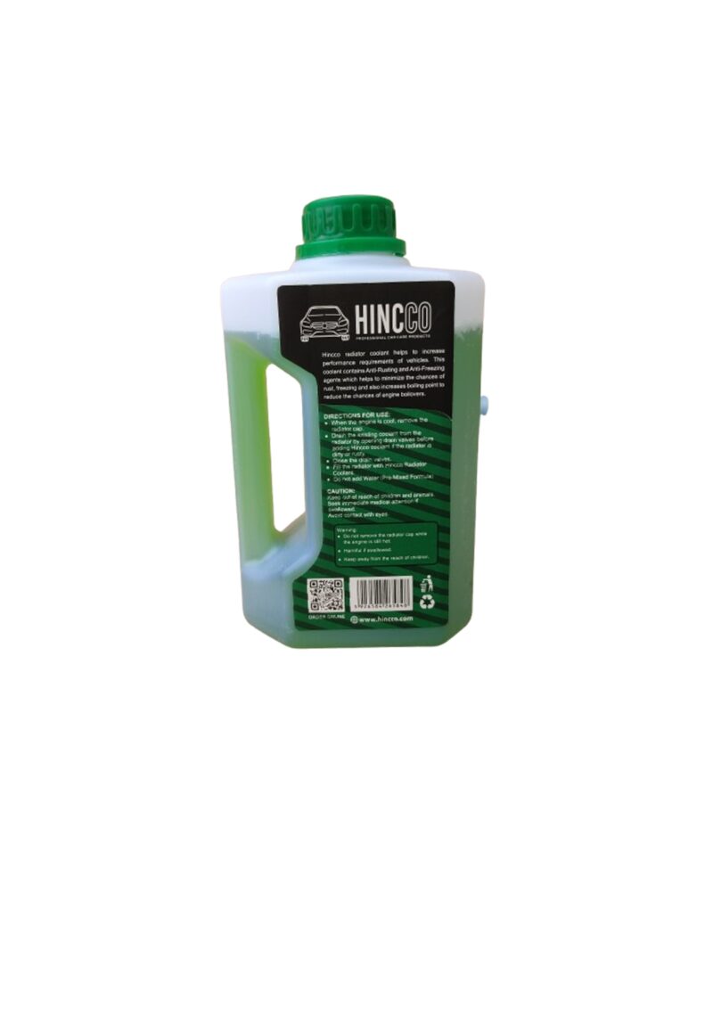 Hincco Radiator Coolant – Green - 1 Lit - Image 2