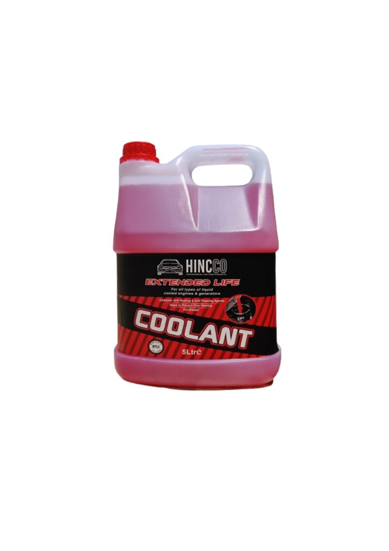 Hincco Radiator Coolant – Red - 5 Lit